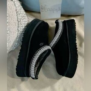 BLACK PLATFORM UGG TAZZ | WOMENS SIZE US 7